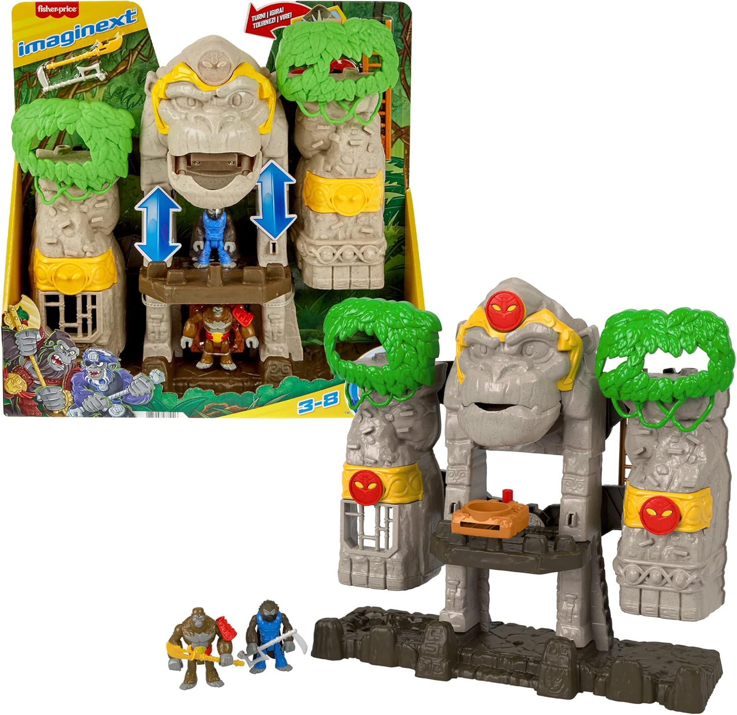 Imaginext Gorilla Fortress Playset Amazon.co.uk Toys & Games