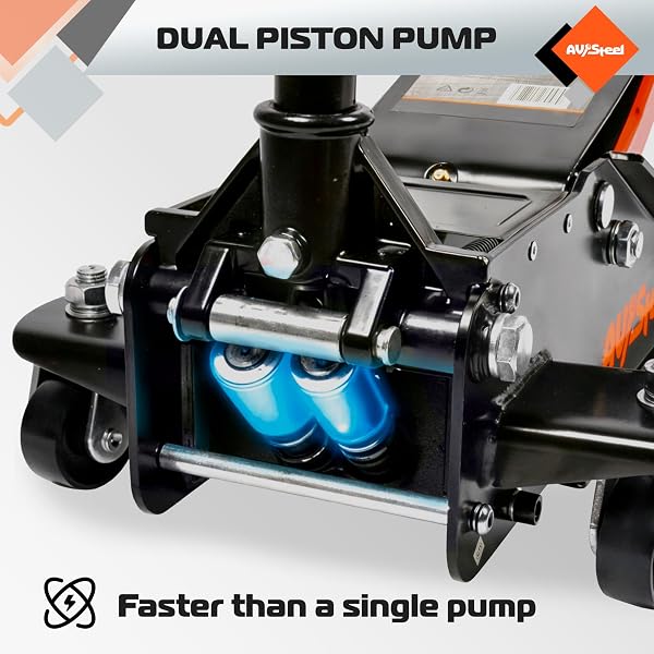 AV Steel 3-Ton Low-Profile Floor Jack 4