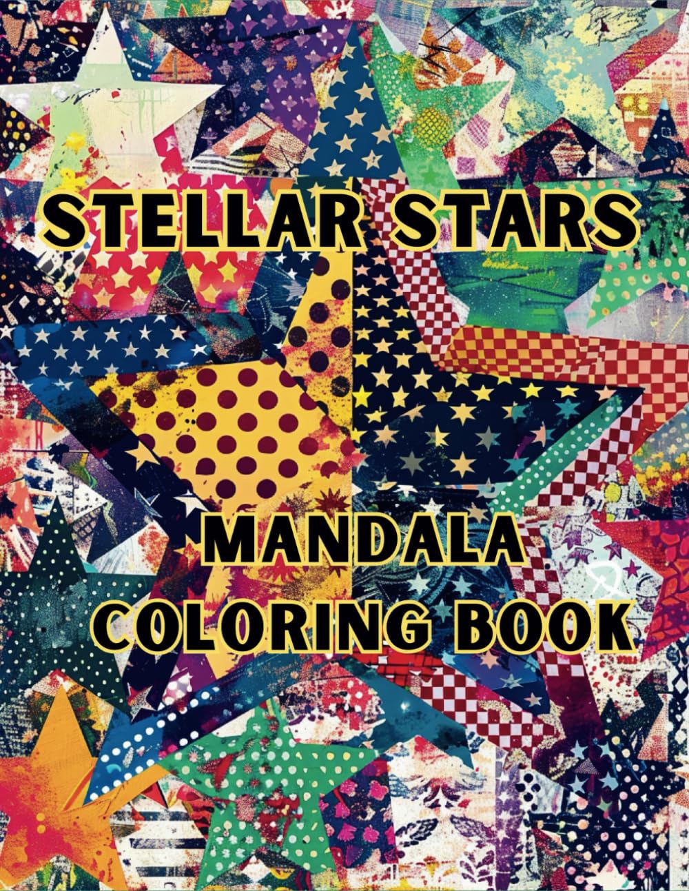 Stellar Stars: Mandala Coloring Book