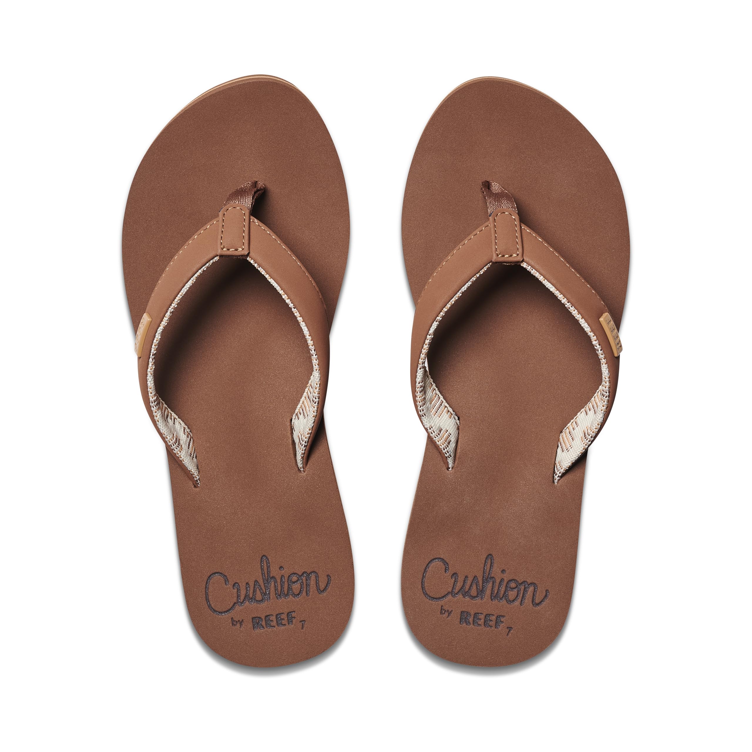 Amazon.com | Reef Women's Cushion Sands Flip-Flop, Espresso, 6 | Flip-Flops