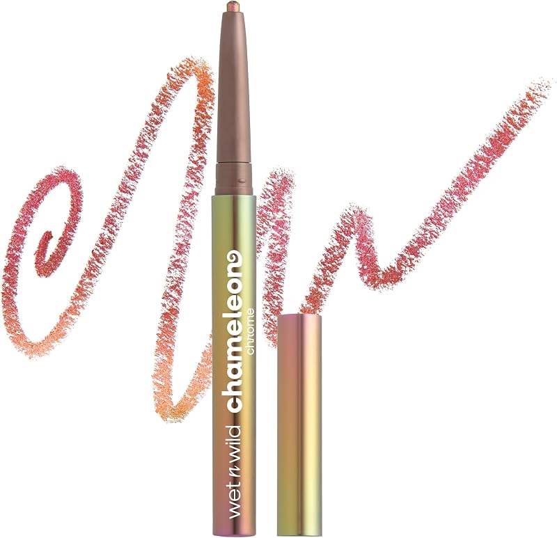 Chameleon Chrome Eyeliner, Waterproof and Smudge-Proof, Multichrome Color Shift, Long-Lasting 18-Hour Wear, Cruelty-Free & Vegan - Cosmic Seeker