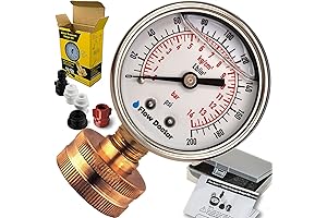 6-Piece Water Pressure Gauge Kit