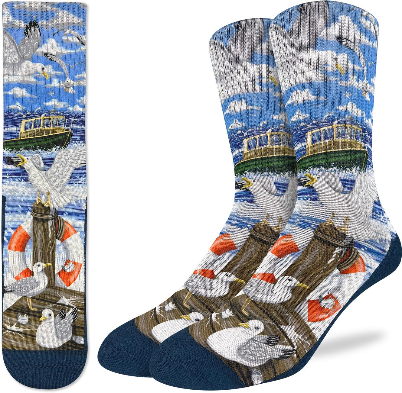 Good Luck Sock Women's Breaching Orcas Socks, Adult, Shoe Size 5-9 — view 5