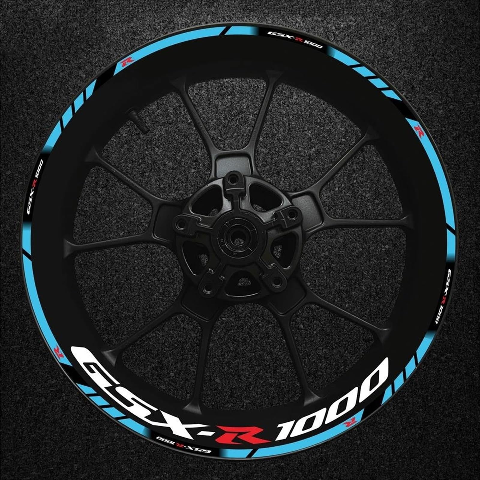Wheel Stickers Motorcycle Reflective Wheel Decal for Suzuki GSXR1000 GSXR GSX-R 1000 GSX-R1000 Rim Stripe Decals Hub Stickers Rim Reflective Decal