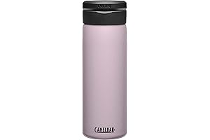 CamelBak Fit Cap Vacuum Insulated Stainless Steel Water Bottle, 20oz Purple Sky