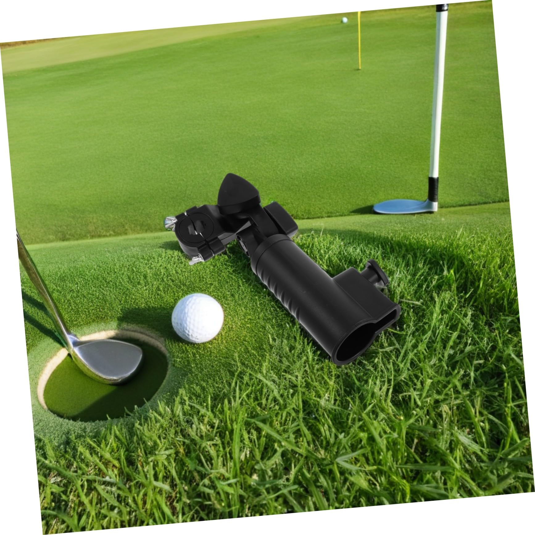 SUPVOX 2 Pinzas para Paraguas De Carrito De Golf Soporte para Paraguas De Golf Abrazadera Negra
