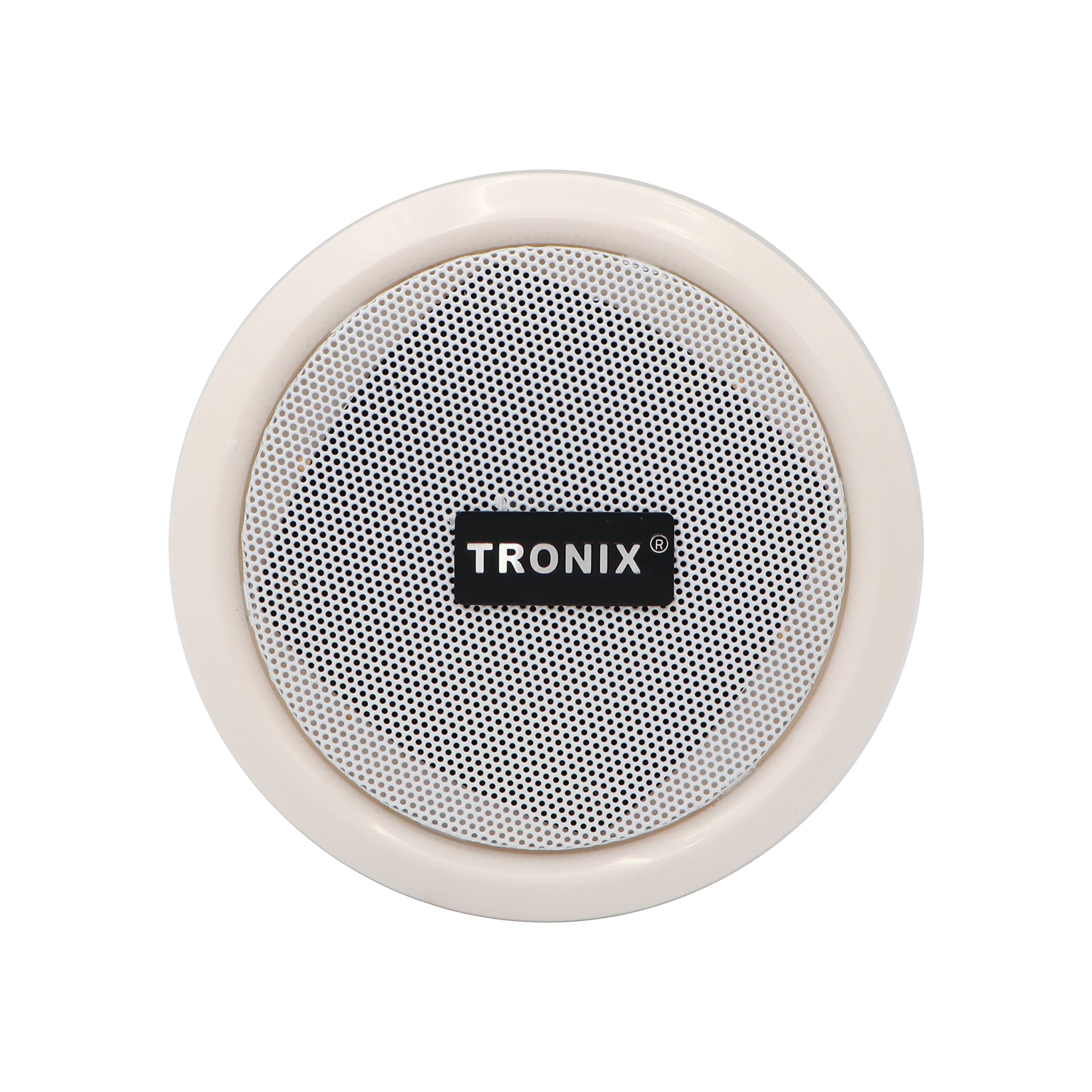 TRONIX TCS-33W 3-Inch Ceiling Speaker with Transformer, White