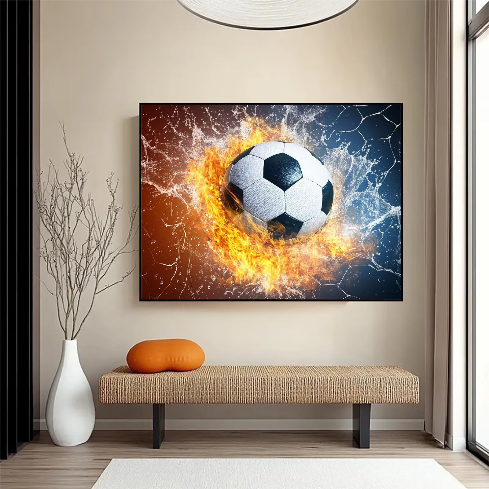Flame Diamond Art, zestawy do malowania diamentami 5D dla dorosłych 61x81.3