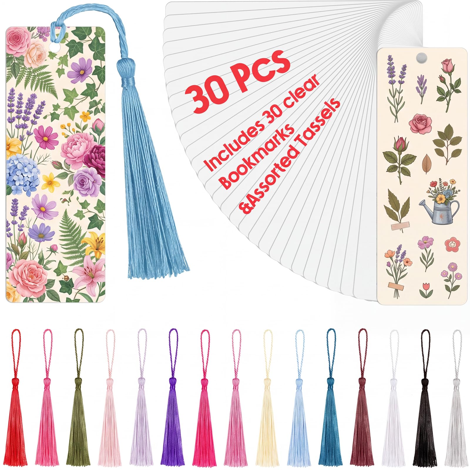 Photo 1 of Fumete 30 Pcs Sublimation Blank Bookmarks