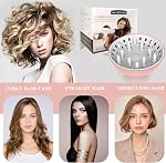 Séchoir à cheveux Diffuseur Attachment Universal Ajustable Professional Salon Tool for Curly Hair Sadapte à la plupart des types de diamètre du sèche-cheveux Blow 4.3-6.5CM