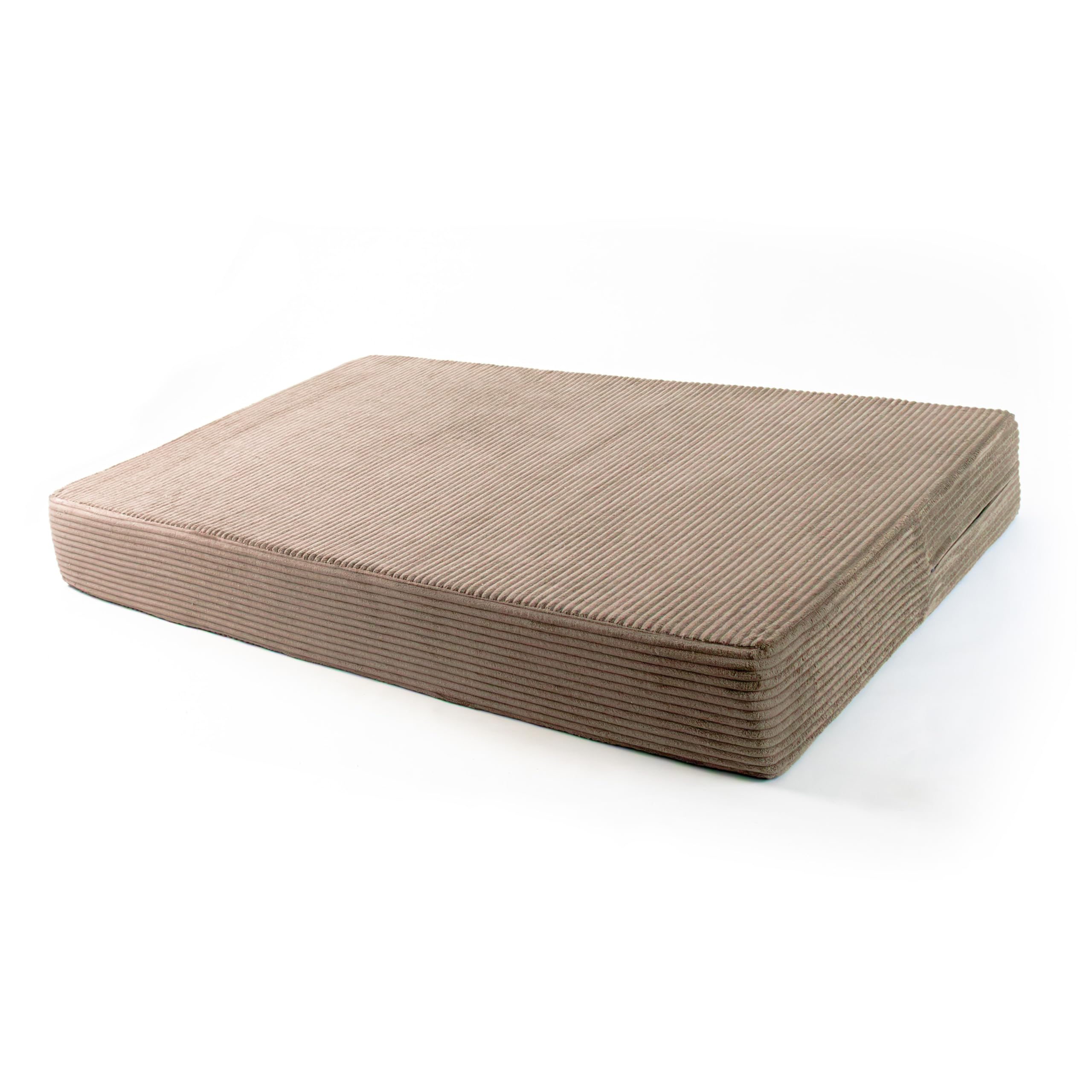POKAR Pallet Seat Cushion 120x80 cm | Garden Sofa Cushion in Corduroy with Removable Cover | Outdoor Cushion for Pallet and Garden Furniture | Oeko Tex 100 Certified | Made in Europe | Beige