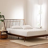 Serta Simply Clean Triple Action Waterproof Mattress Pad Twin - Ultra Soft, Stain-Resistant, Machine Washable White