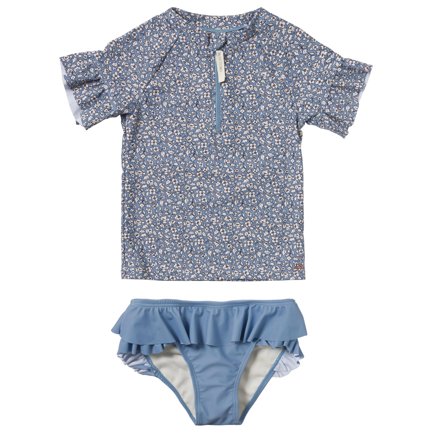 SASS24-706SBN Schwimmshirt + Badehose 2er Set mit UV-Schutz (UPF 50+) - Flore/Sabrina (Gr. 110/116)