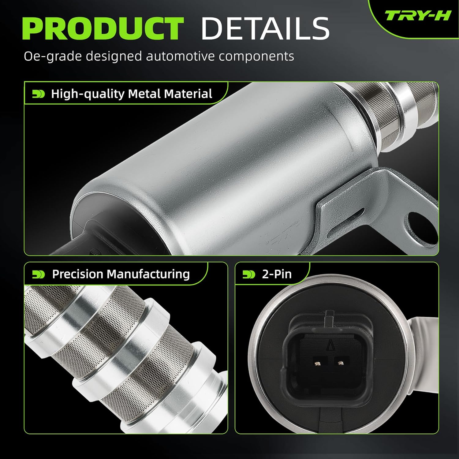 11368610388 Engine Oil Control Variable Valve Timing VVT Solenoid Fits for Mini Copper R56 2002-2016 R57/R59 2005-2016 R58 2012-2016 R60 R61 Replace# 11367604292 917-243