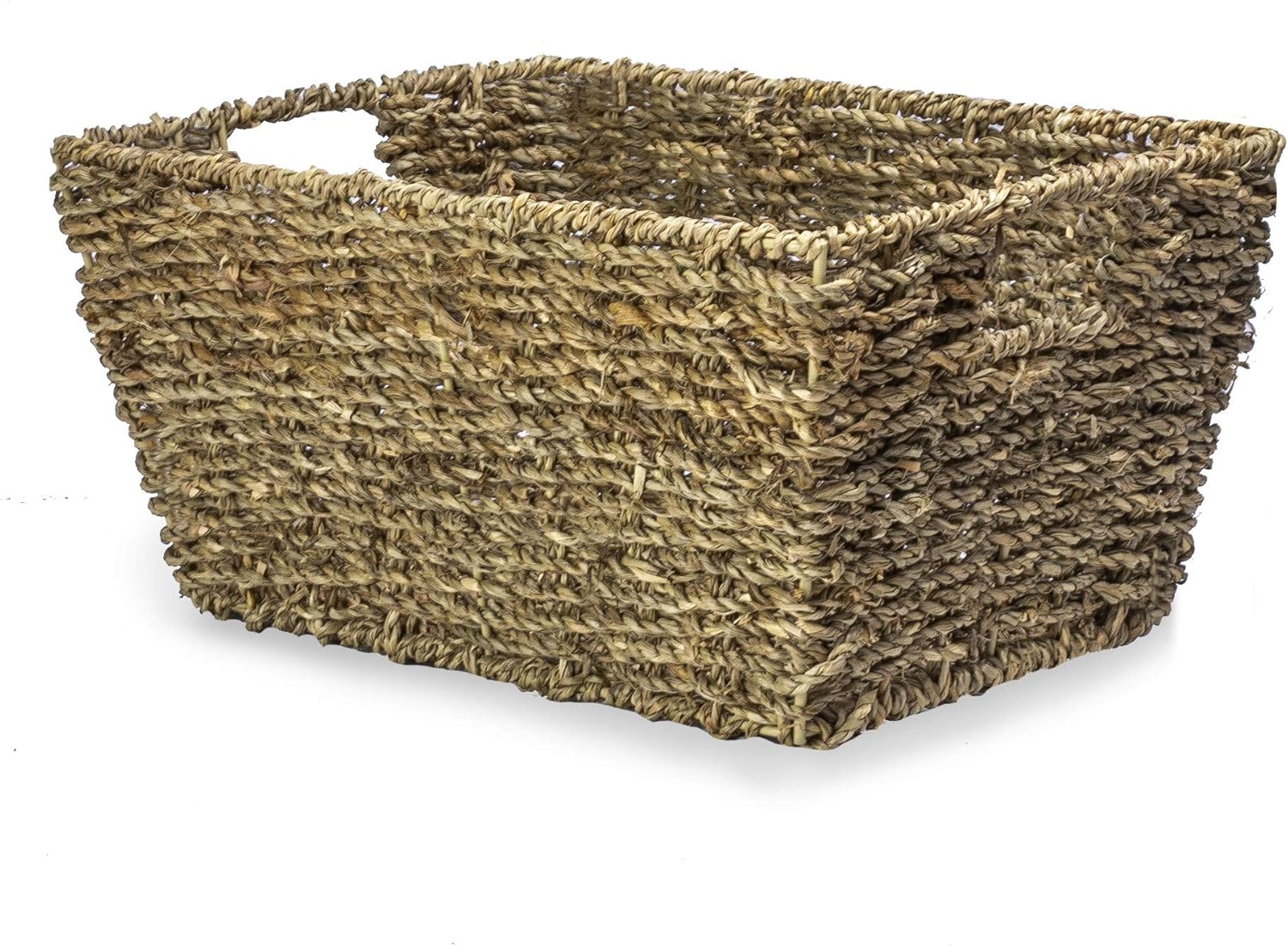 Natural Seagrass Storage Basket Hamper Basket Toilet Roll Storage