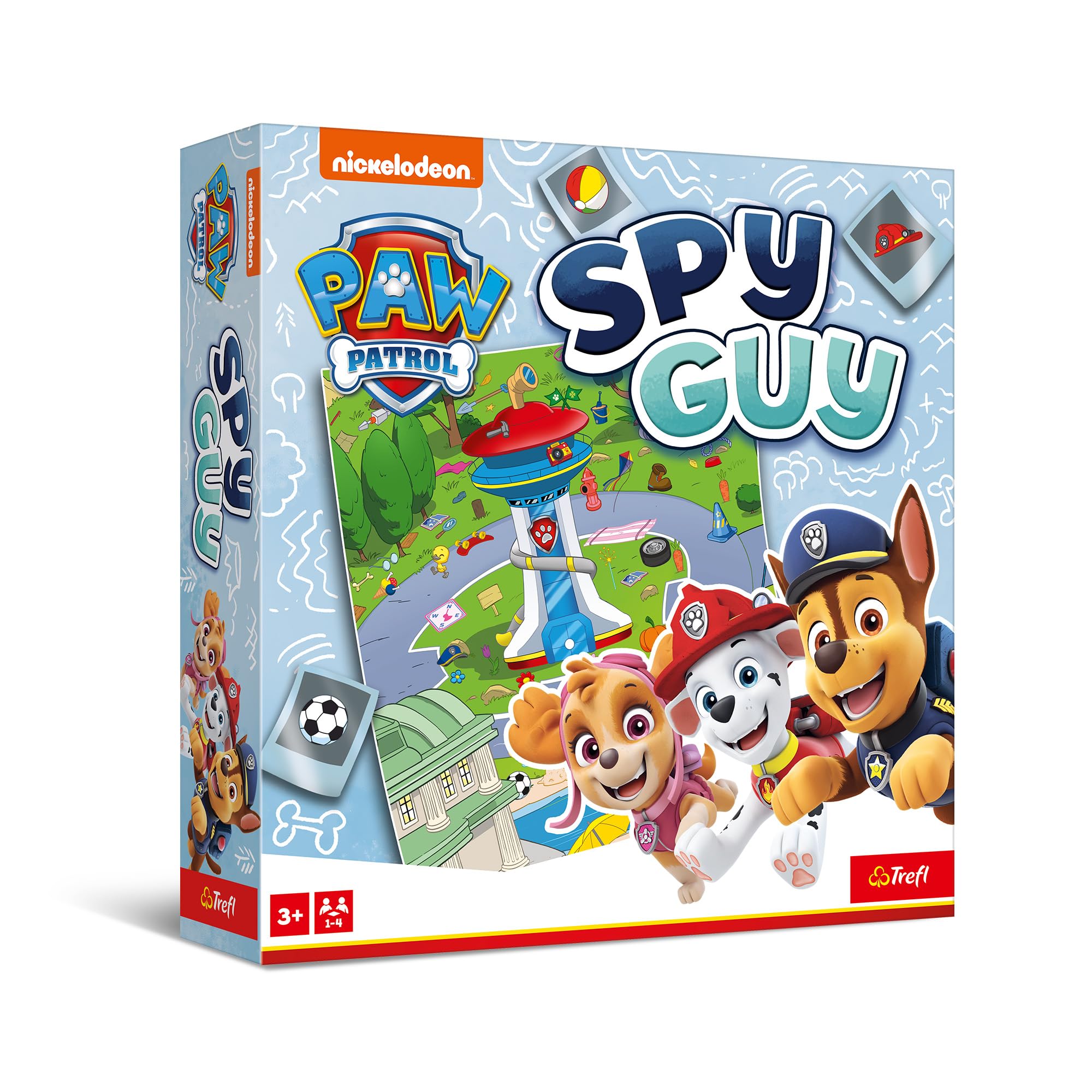 Trefl - Spy Guy PAW Patrol - Kooperacyjna Gra Obserwacyjna dla Najmłodszych z Bohaterami Bajki Psi Patrol, dla Dzieci od 3 lat