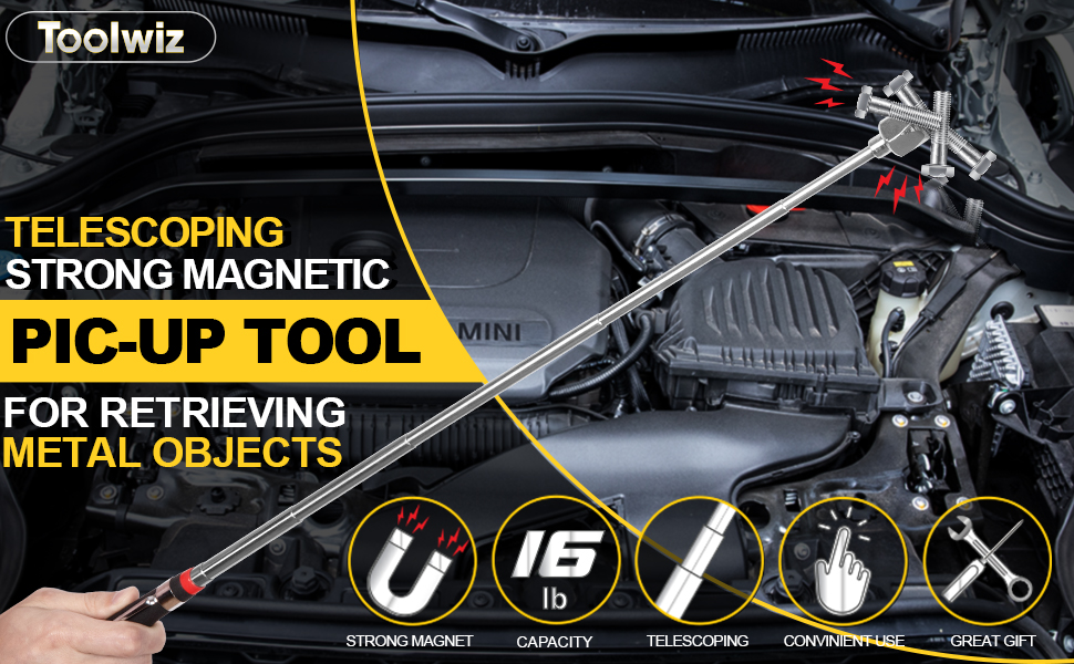 ULLMAN, 5 1/2 In Jaw Cap., Shft. Typ. Fixed, Magnetic Retrieval Tool - 16W191|16MLT - Foto 7