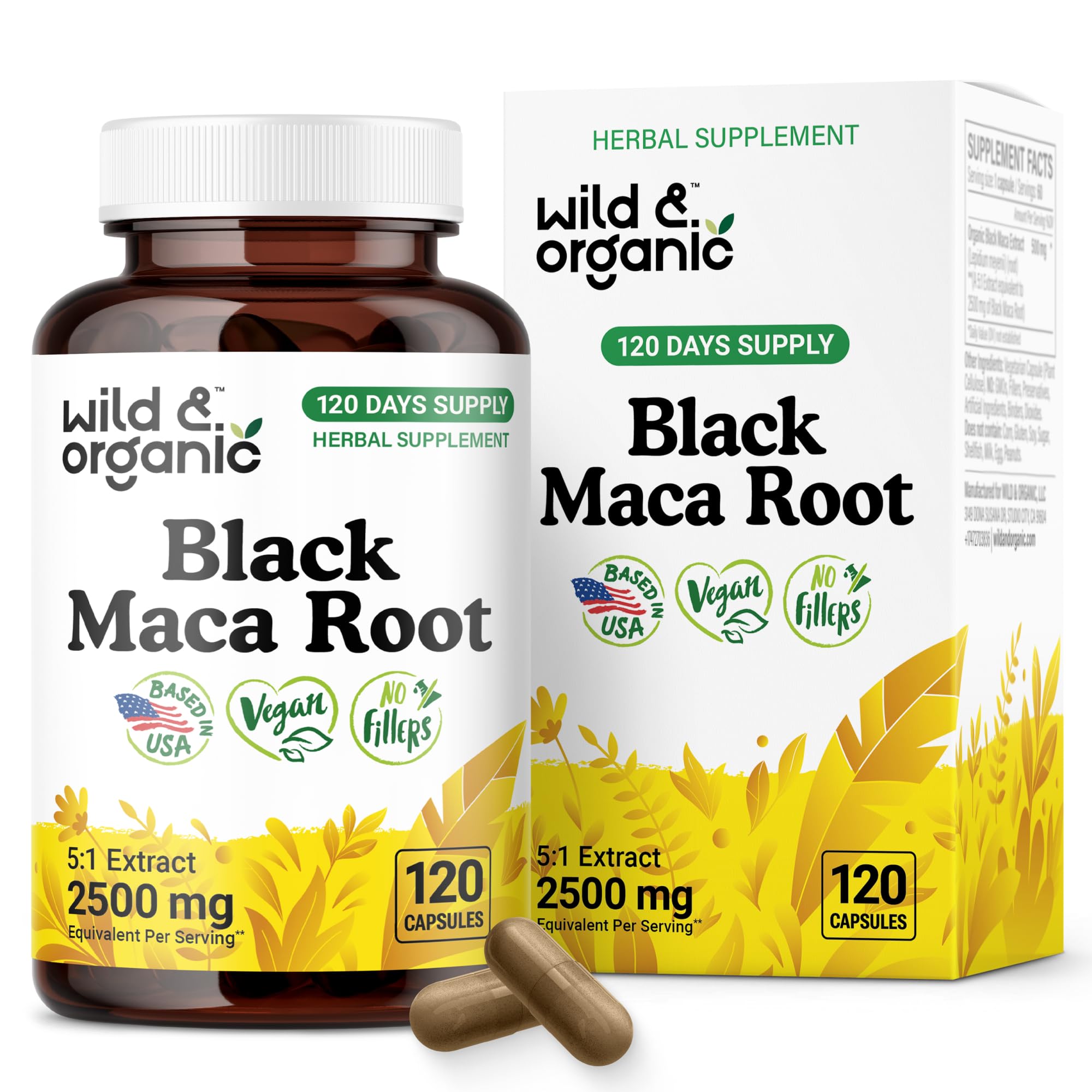 Wild & Organic Black Maca Root