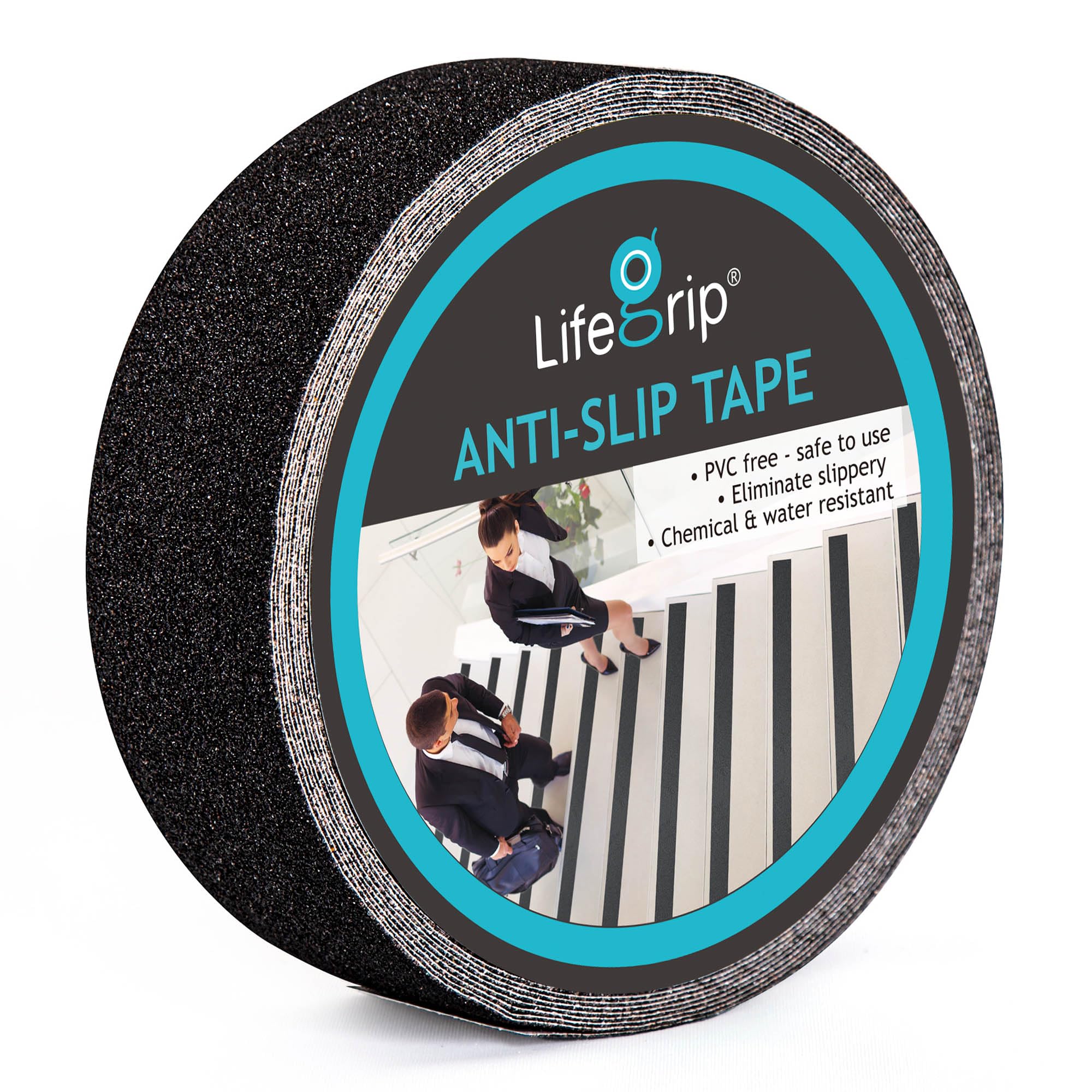 Anti Slip Traction Tape, 2 Inch x 60 Foot - Best Grip, Friction, Abrasive Adhesive for Stairs, Tread Step, Indoor, Outdoor (2" X 60')