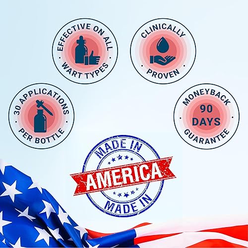 Miniatura 4 de WARTICIDE Fast-Acting Wart Remover - Plantar and Genital Wart Treatment Attacks Warts On Contact Easy Application 3 Bottles