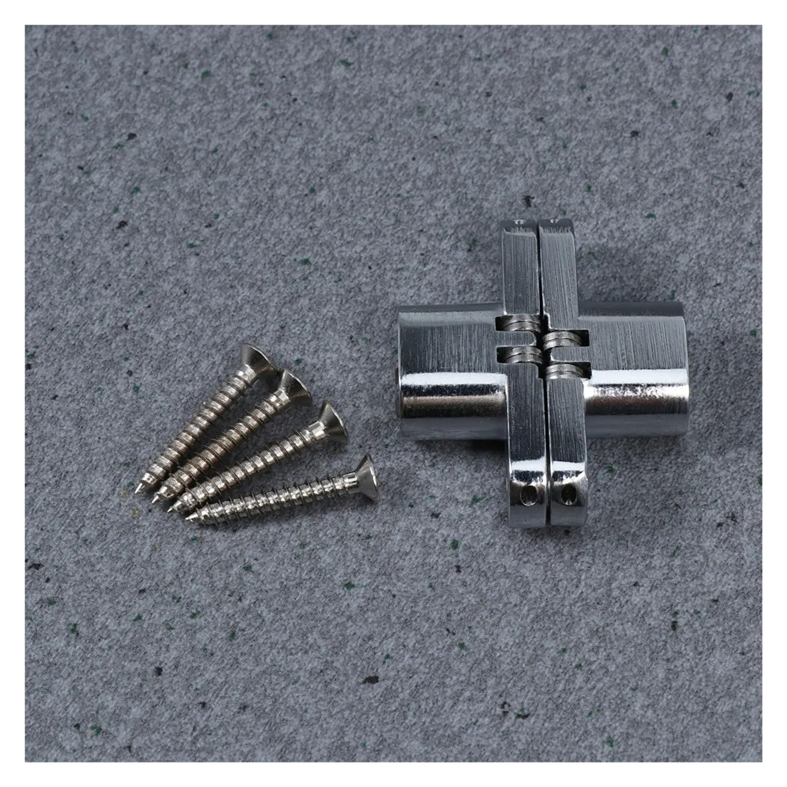 Bisagra de puerta plegable oculta en cruz acero inoxidable | Bisagra de puerta plegable de acero inoxidable oculta en cruz de plata for puertas de madera hoteles DIY
