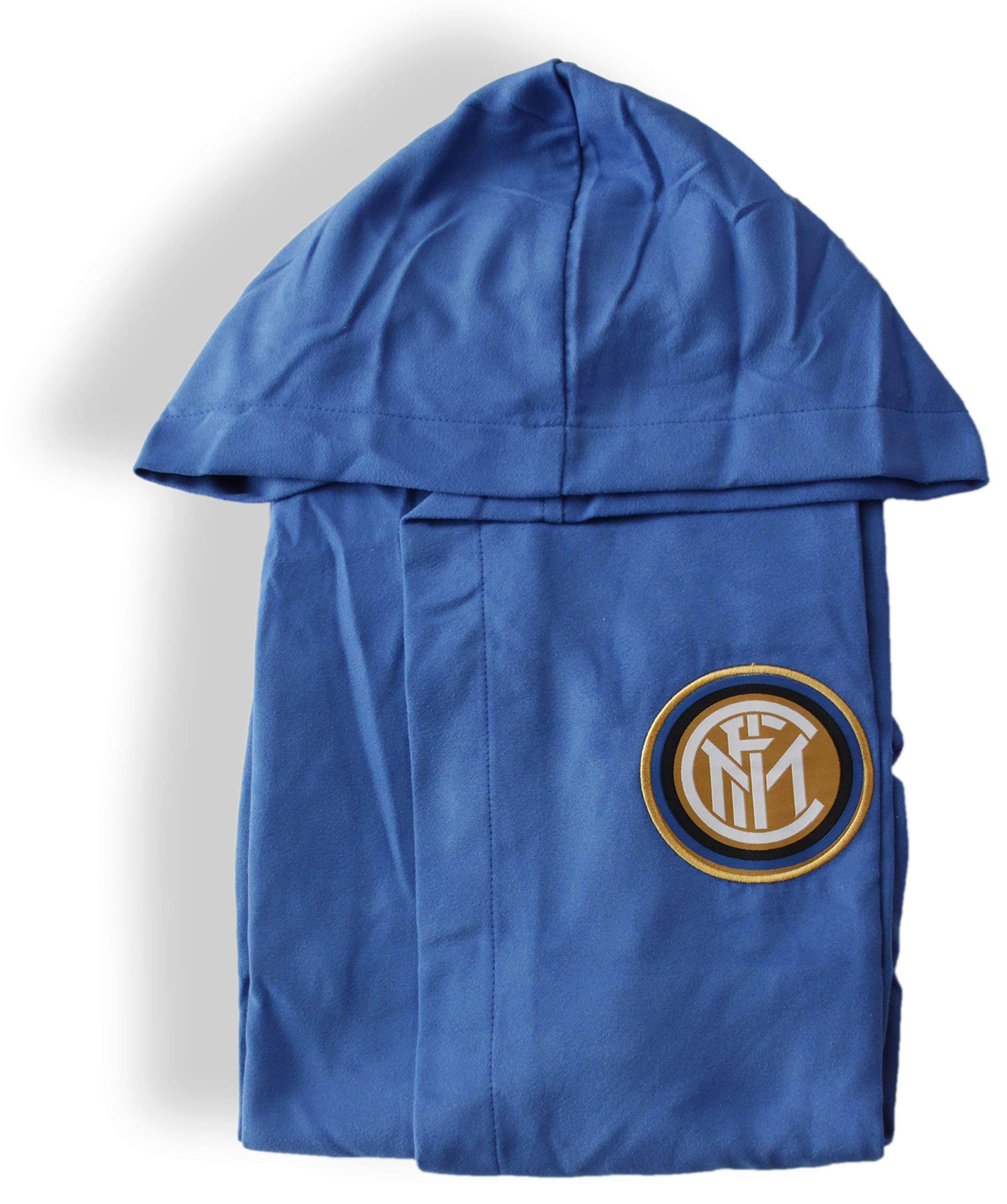 Accappatoio Ufficiale FC Inter Microfibra con Cappuccio Nero Azzurro XL Sacca Uomo