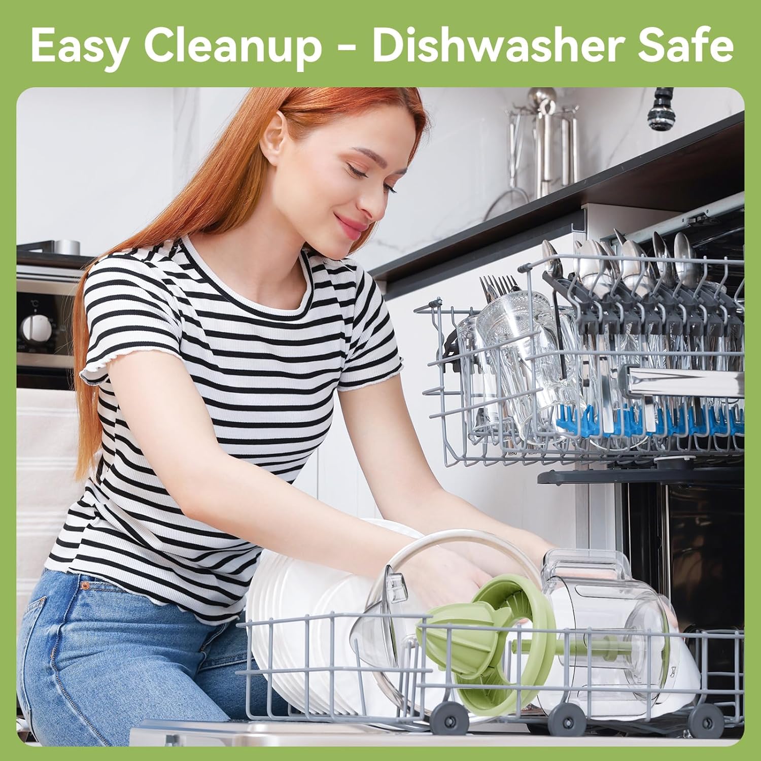 La Reveuse Electric Citrus Juicer 34 oz for Grapefruit Orange Lemon Lime Juice, 40W, Grayish Yellow