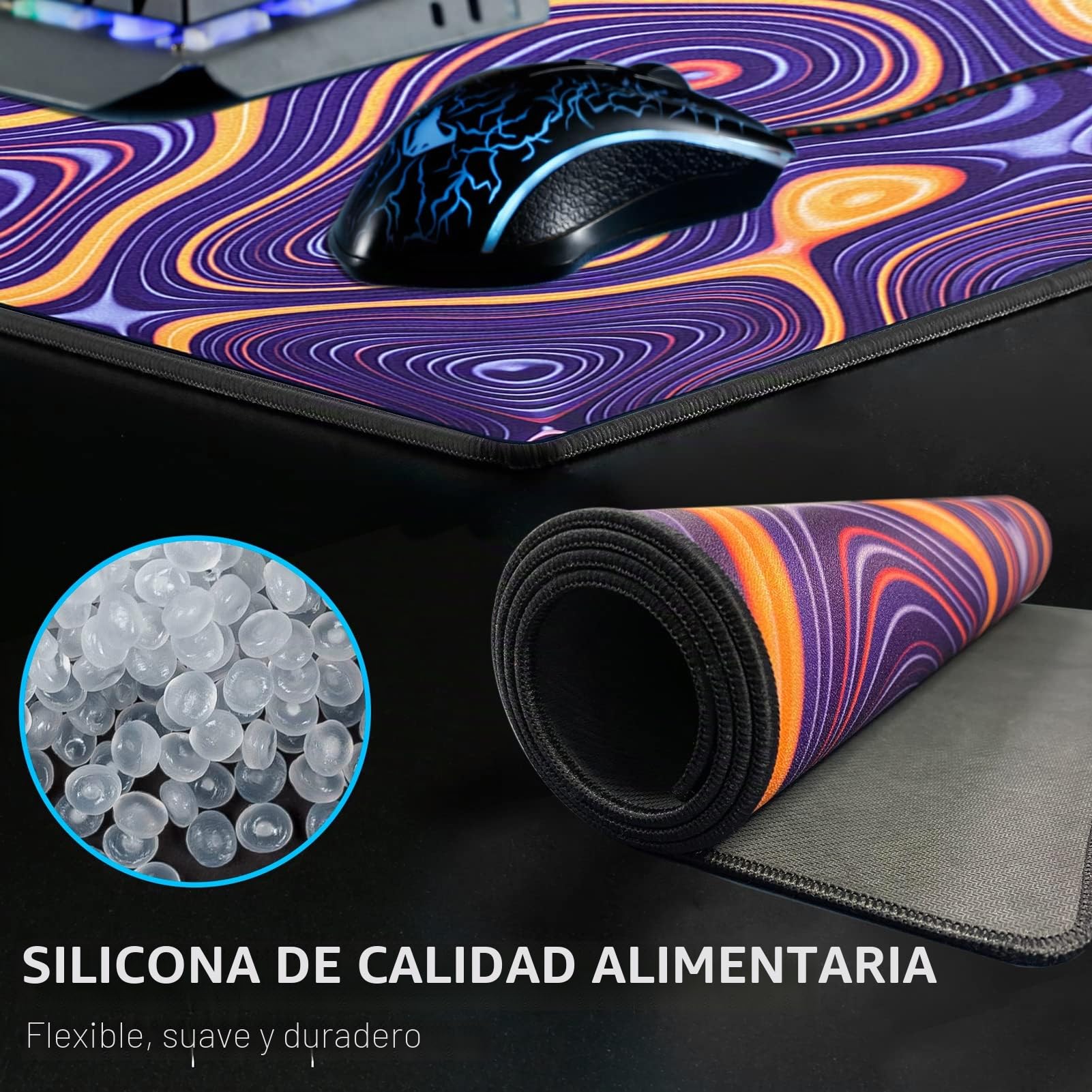 Alfombrilla de ratón para Juegos X-Raypad Aqua Control Plus Rob AC+, Ultra Alta precisión con Velocidad Capacidad de Control, diseñada para Jugadores Fps con Bajos requisitos de dpi