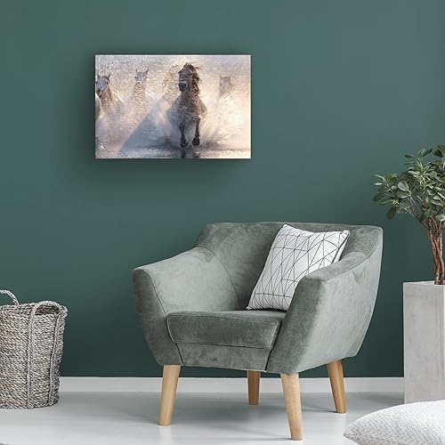 Miniatura 4 de Trademark Fine Art Lienzo con diseño de "Run 1" de Bingo Z