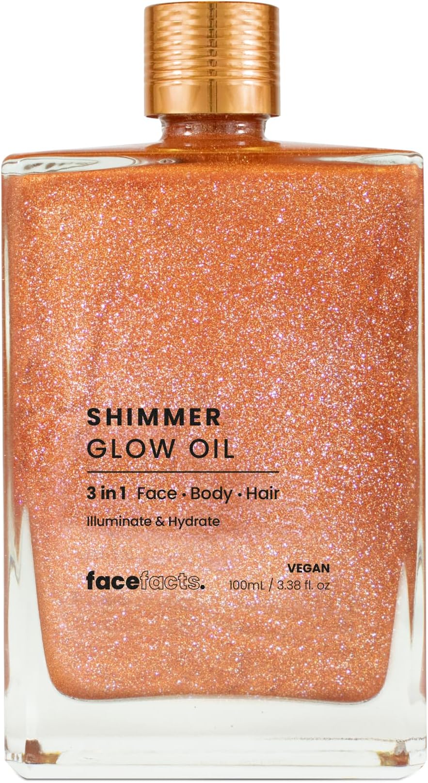 Face Facts Shimmer Glow Oil | 3 in 1 Shimmer | 100ml