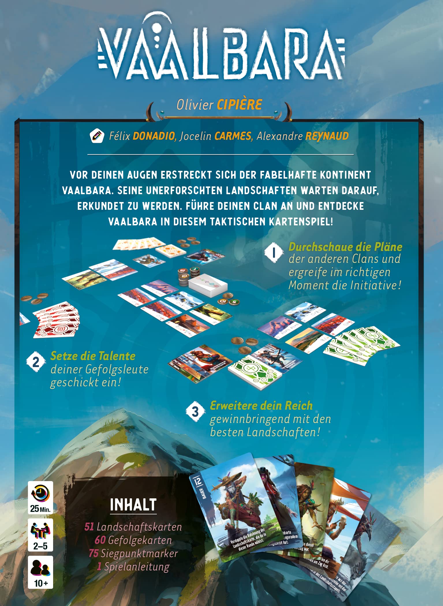 Kosmos Faraway Gioco Di Carte - Avventura Nel Continente Misterioso Alula - 2-6 Giocatori, Da 10 Anni, Nominato Gioco Dell'Anno 2025 - Tattico Con Valutazione Inversa - 4