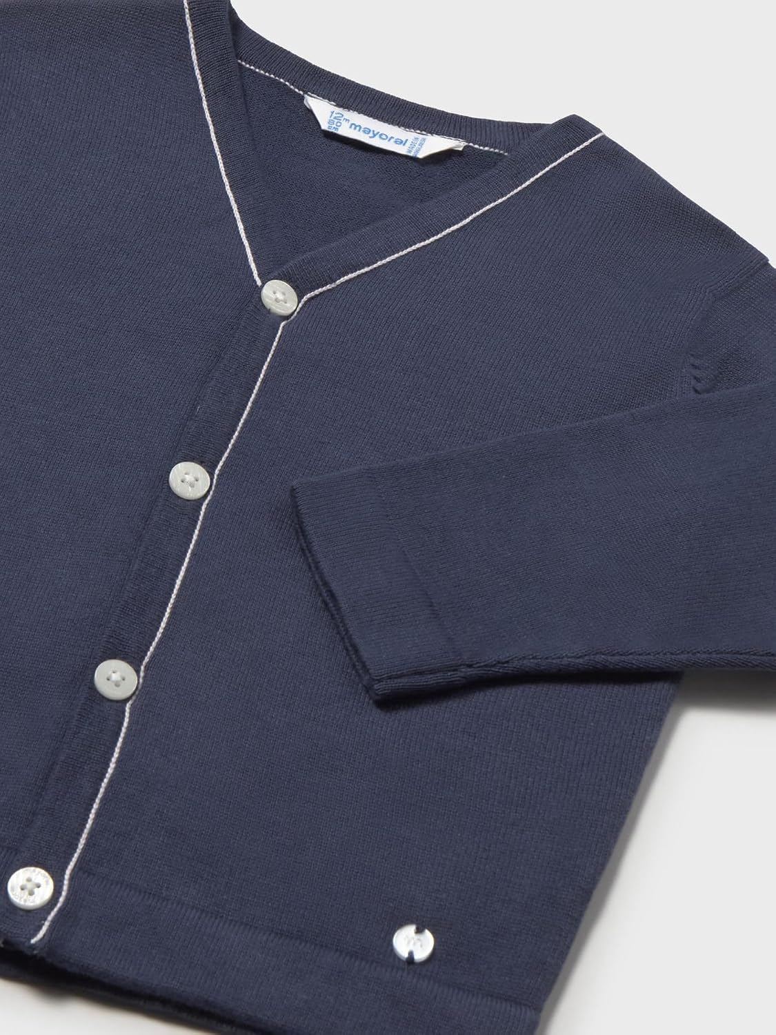 Mayoral Knit v-Neck Cardigan for Baby-Boys Atlantic
