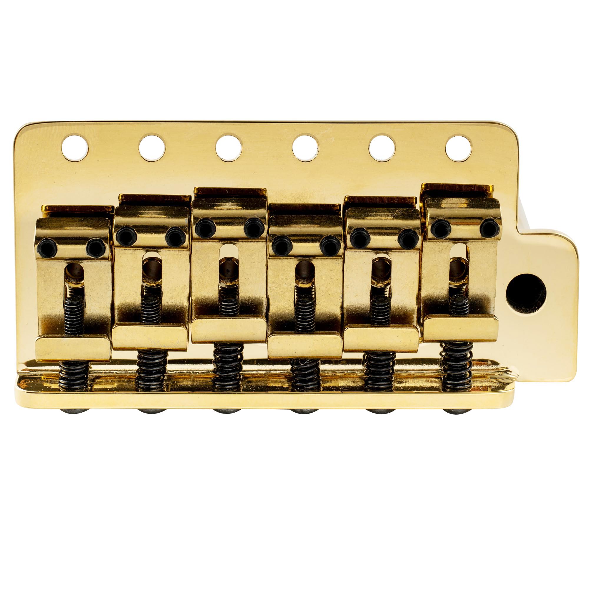 Musiclily Ultra 56mm ST American Vintage Mostek Tremolo 6 śrub Vintage Stalowe Siodełka 42mm Mosiężny Blok do Gitary Elektrycznej typu Strat, Złoty