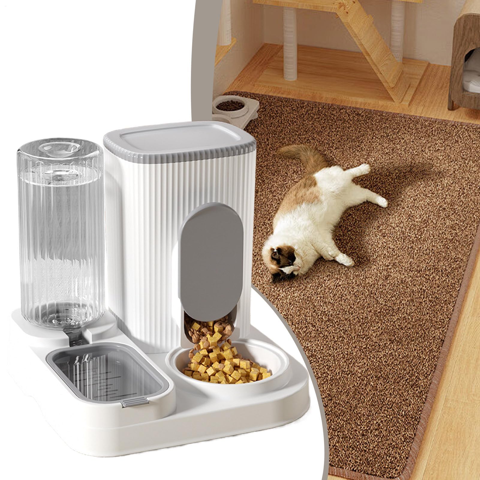 Grande capacità 2 in 1 Forniture for l'alimentazione in(Grey)