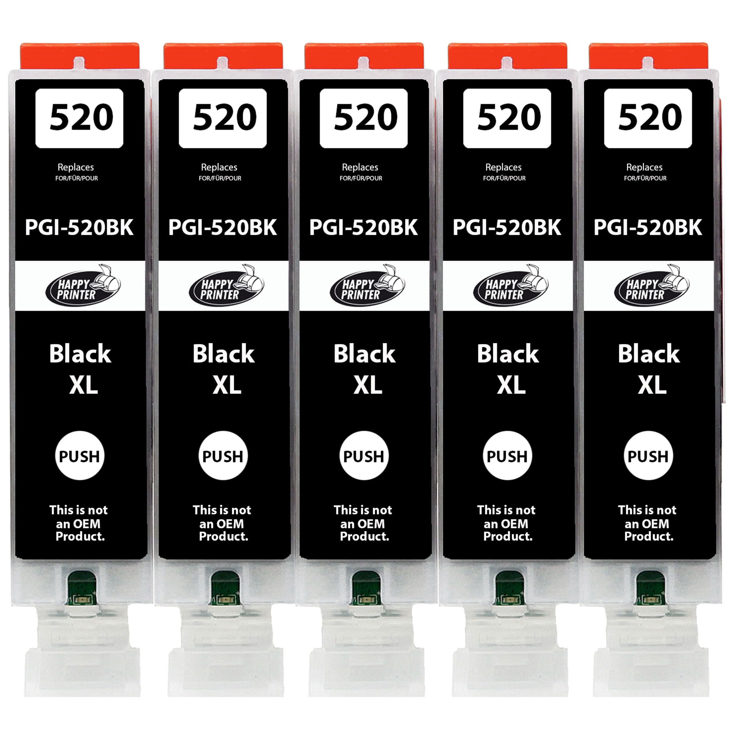 520 & 521 Ink Cartridges For Canon MP550 MP560 MP620 MP630 MP640 (LOT