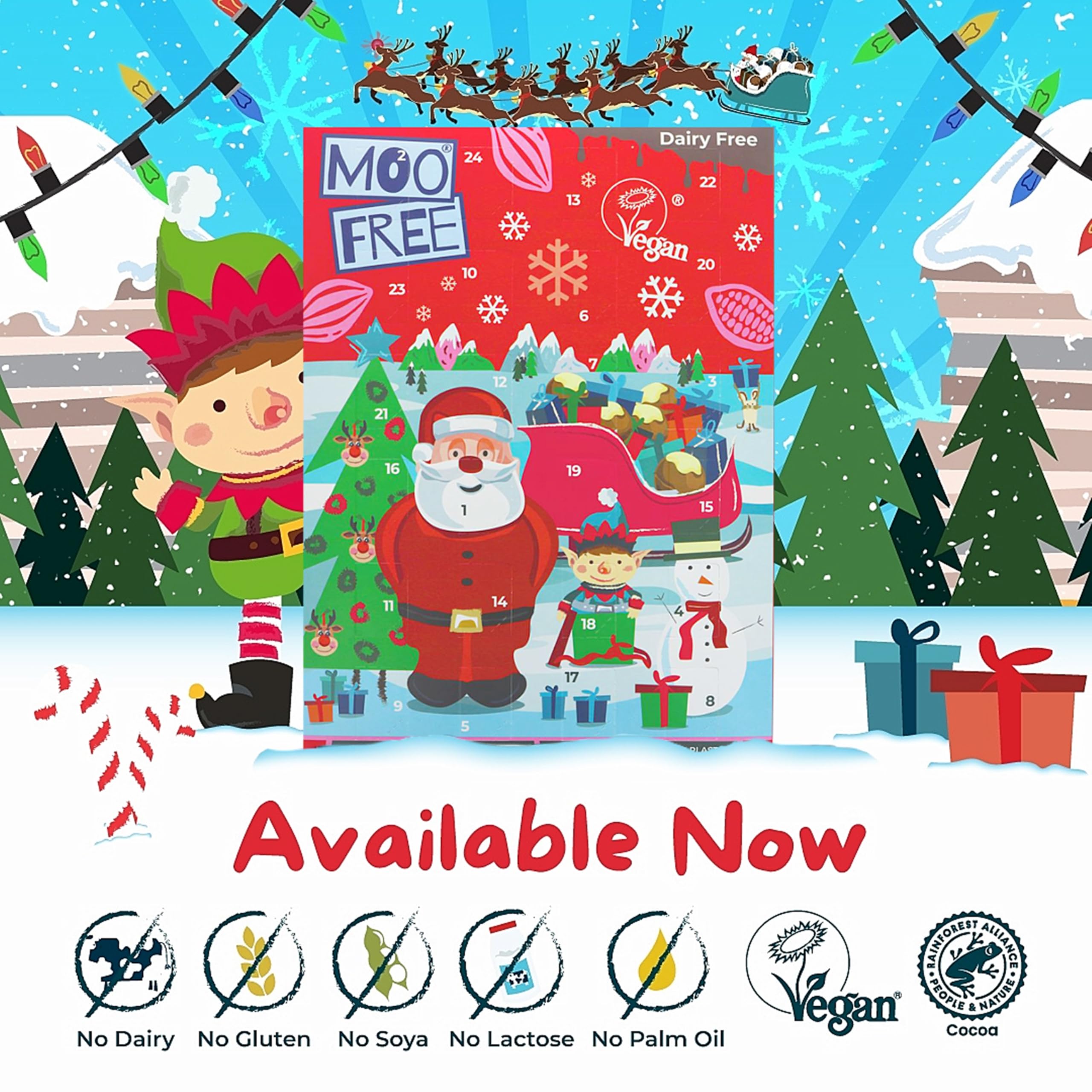 Skyte Merch Santa Milk 24 Days SKYTE Santa Milk - 24 Days Countdown, 50g Of ...