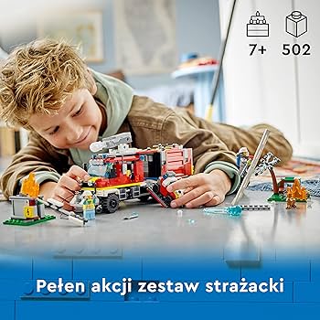 LEGO 60374 City Terenowy Pojazd Straży Pożarnej, Zabawkowy