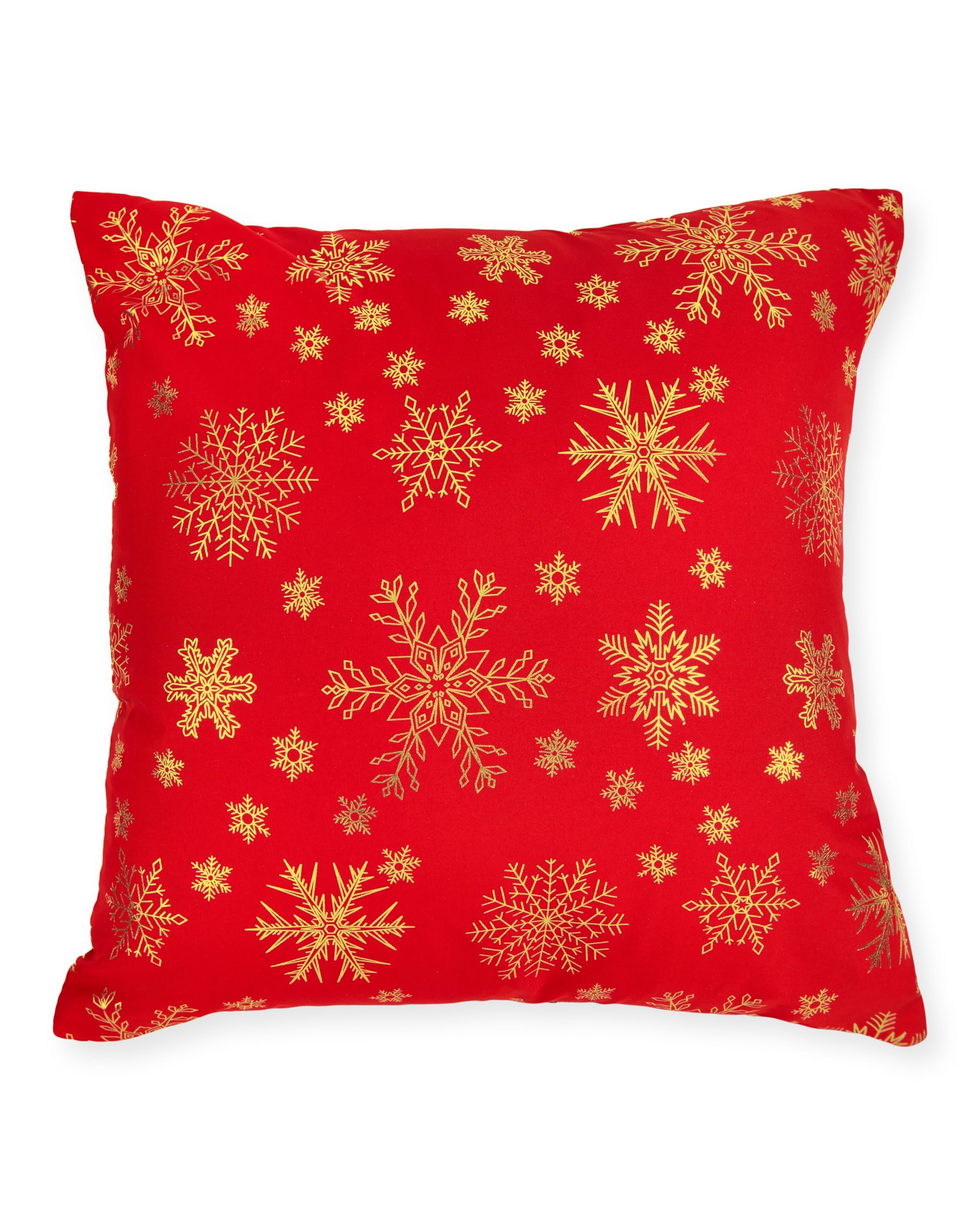 Emma Barclay Gold Snowflake Christmas Cushion Covers 45X45 Christmas Scatter Pillow Xmas Cushions Throw Pillow Covers Decorative Pillowcase For Christmas Home Decoration