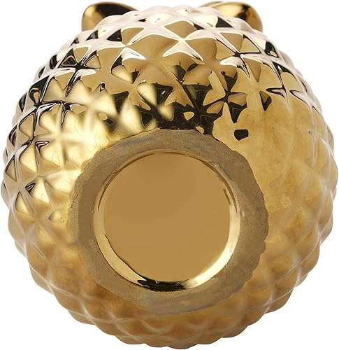 Miniatura 4 de SKL Home by Saturday Knight Ltd. - Porta cepillo de dientes dorado con piña, color dorado