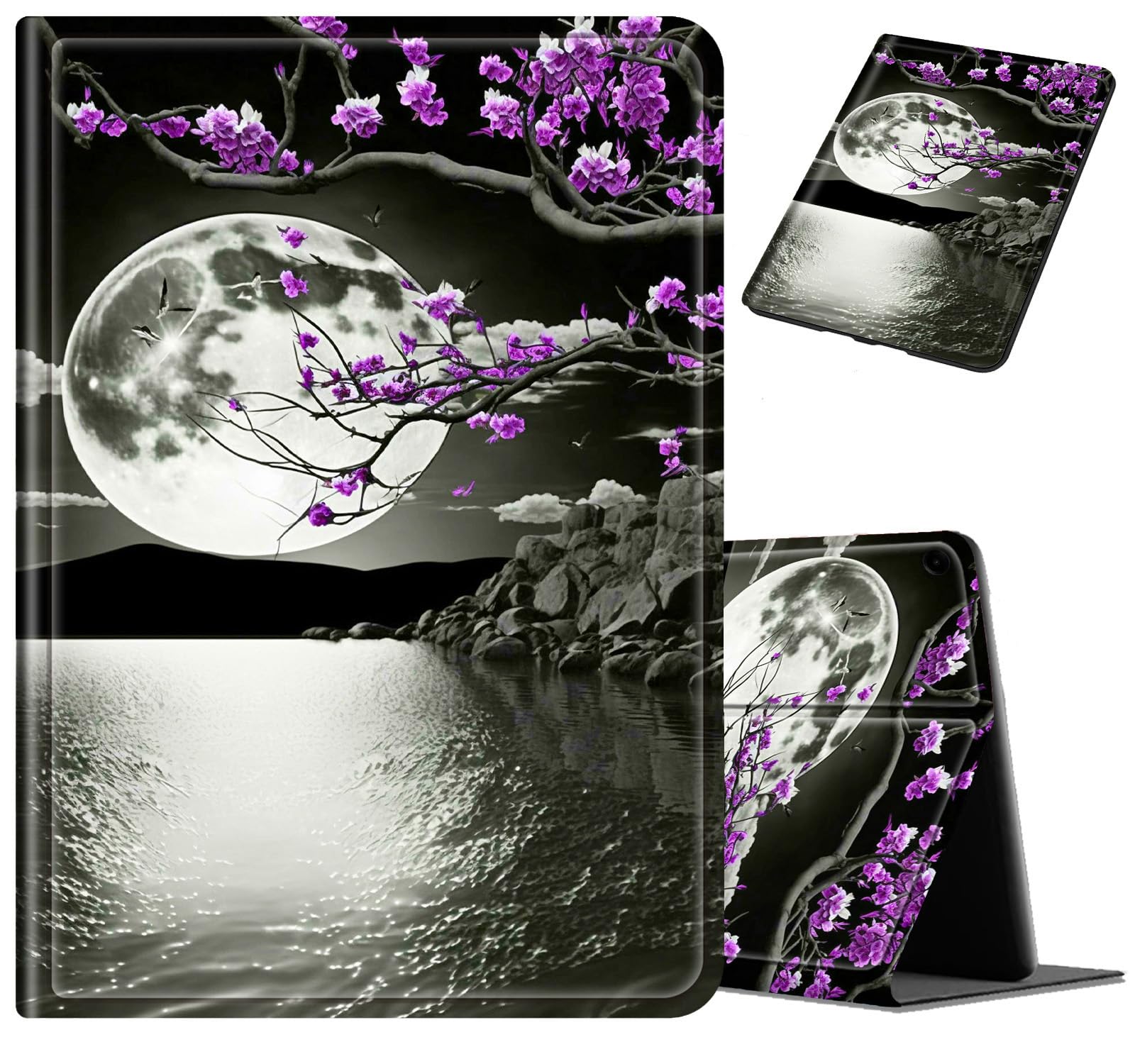 Amazon.com: BVCLKJPOI Cherry Blossom Moon Case for Samsung Galaxy