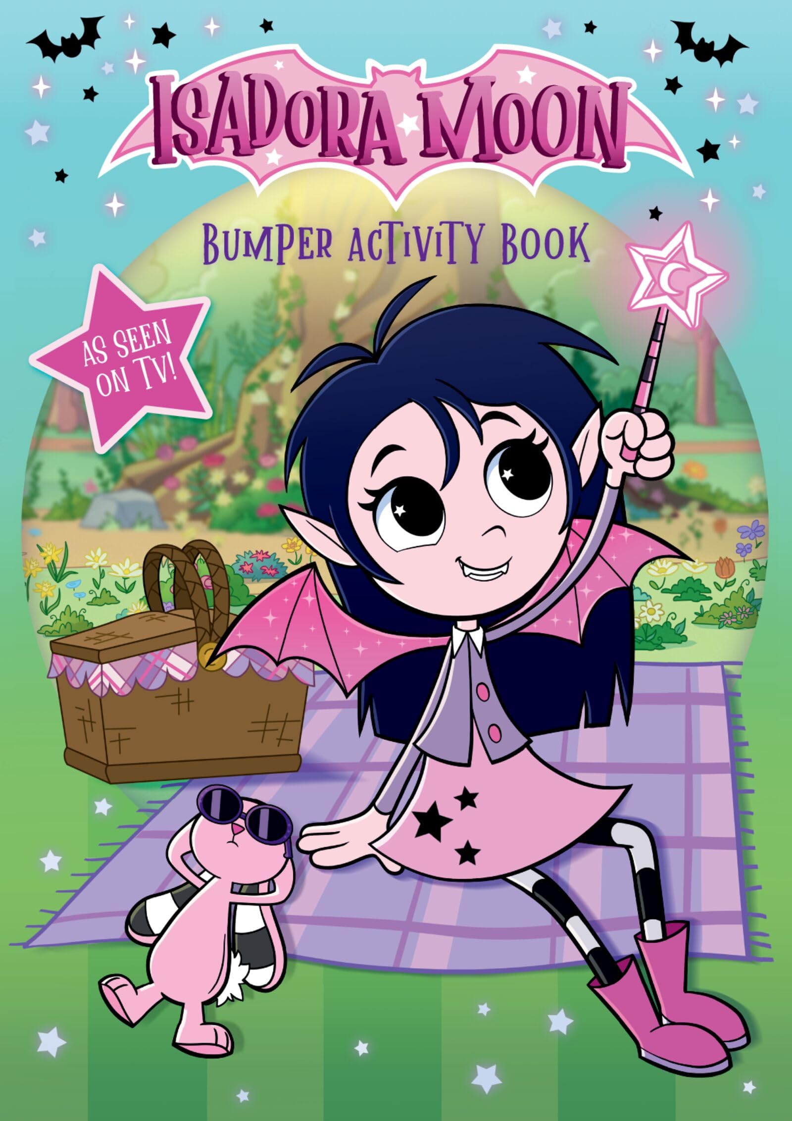 Isadora Moon: Bumper Activity Book, packed with puzzles, colouring in, and drawing! (As seen on TV) (Isadora Moon: TV Tie In Range)