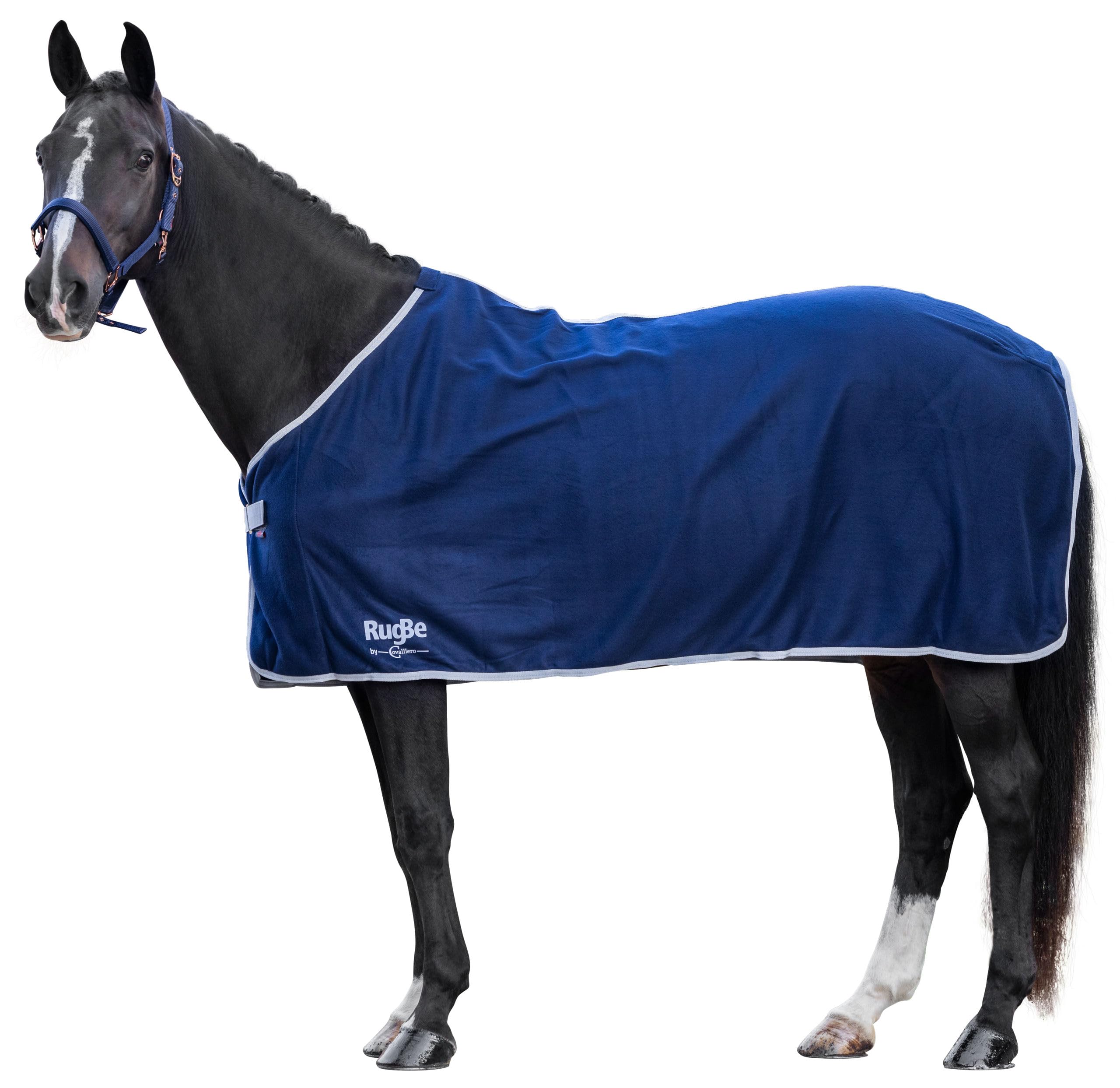 Covalliero Kerbl 328682 Economic - Manta de Forro Polar, Color Azul Marino