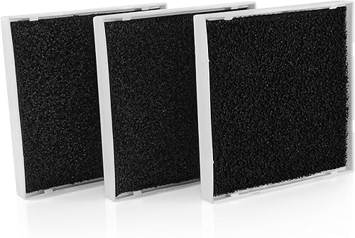 Miniatura 7 de K&J Paquete de 3 filtros de aire de repuesto para LG LT120F, se adapta a filtros de aire de refrigerador LT120F y ADQ73214404, filtro de aire