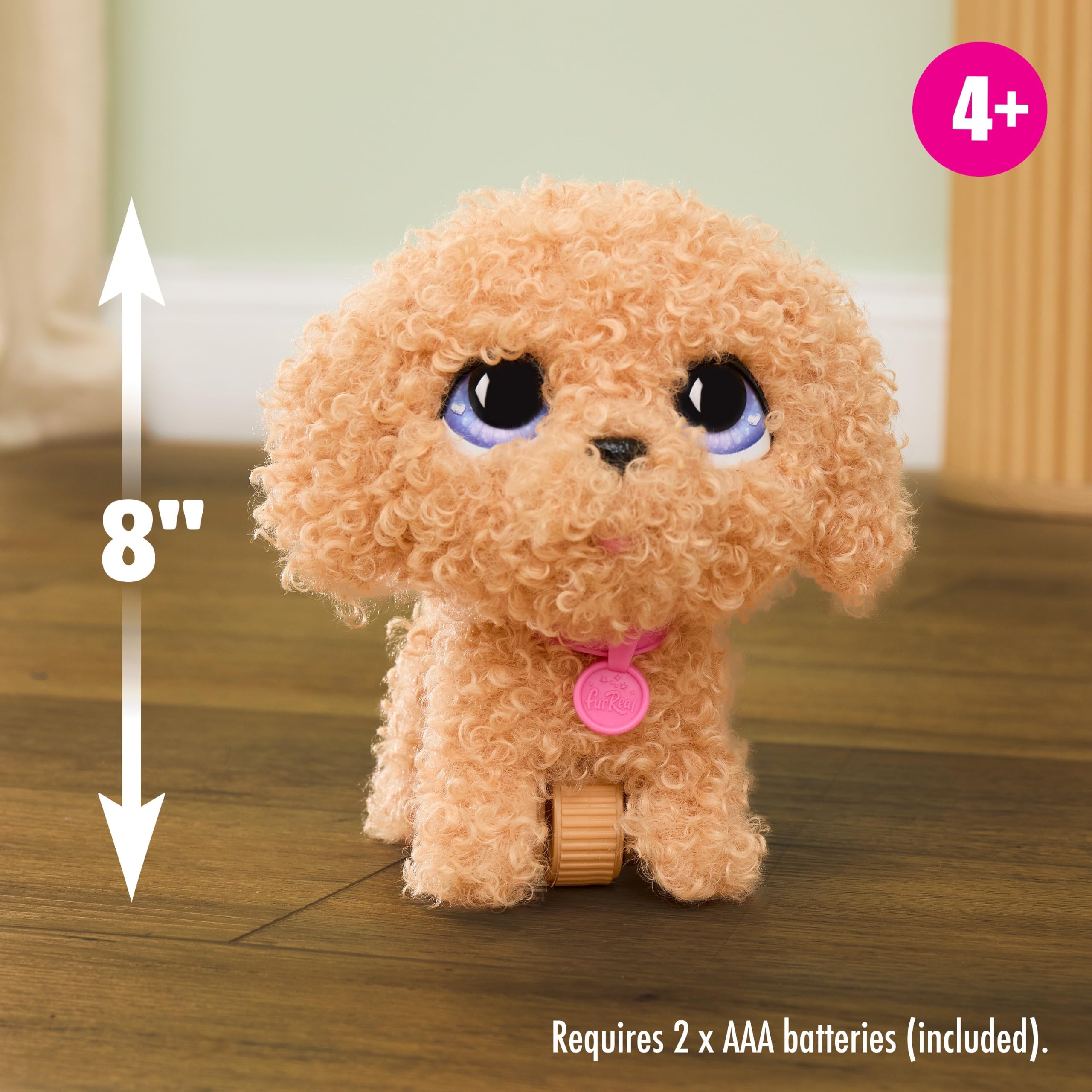 FurReal Wag-a-Lots - Poodle - Poodle - Cachorro de peluche interactivo