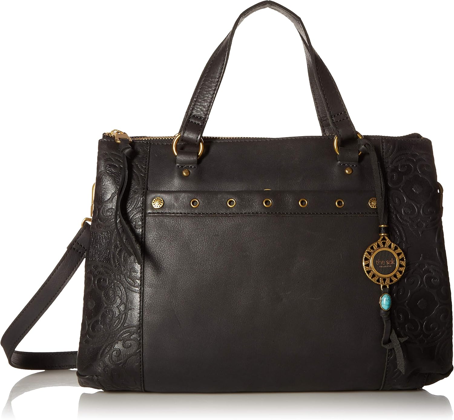 The Sak Collective Ojai Crossbody Satchel, black souk