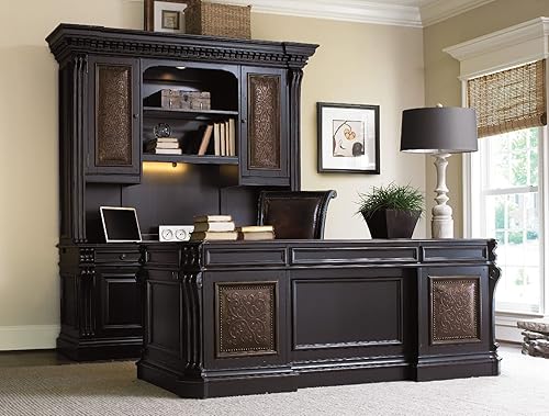 Miniatura 2 de Hooker Furniture Telluride Computer Credenza Desk in Black