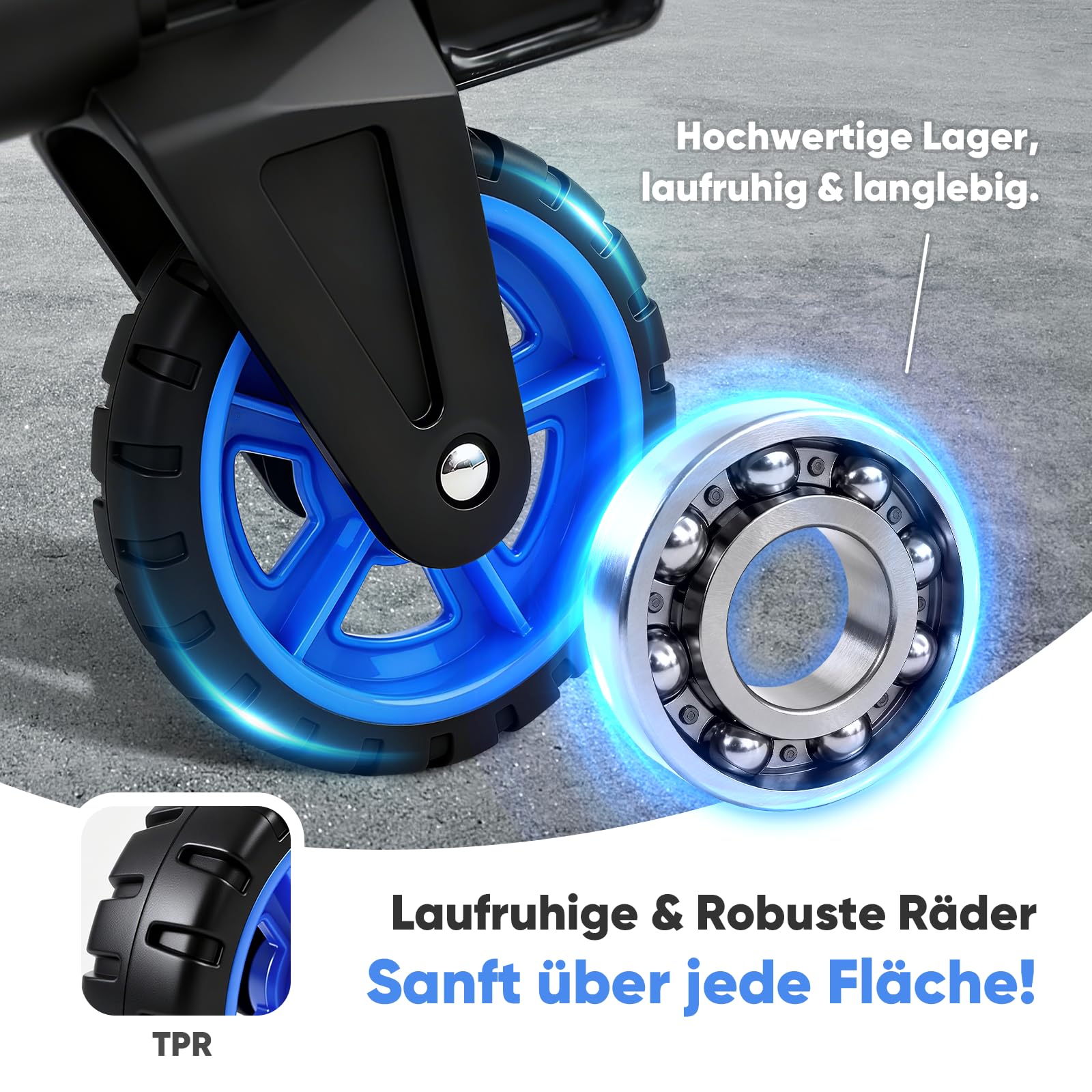 Sekey Alu Sackkarre Klappbar & Leichte Transportkarre 80 kg Tragkraft, 3-Stufig Höhenverstellbar & In Sekunden Faltbar, Klappkarre mit TPR-Rädern & Ergonomischem Griff