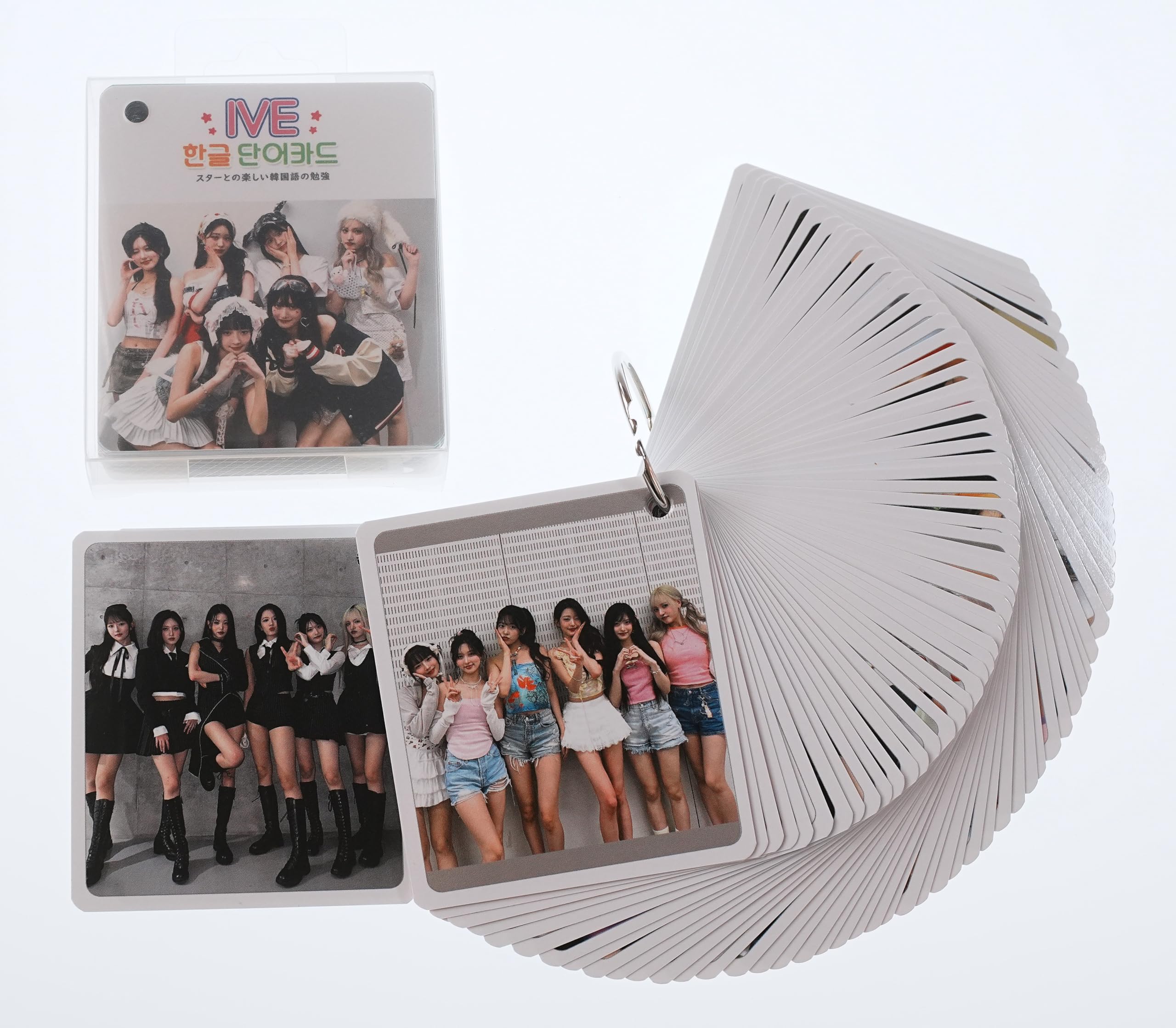 Amazon.co.jp: IVE アイヴ アイブ グッズ 韓国語 単語 カード 単語帳