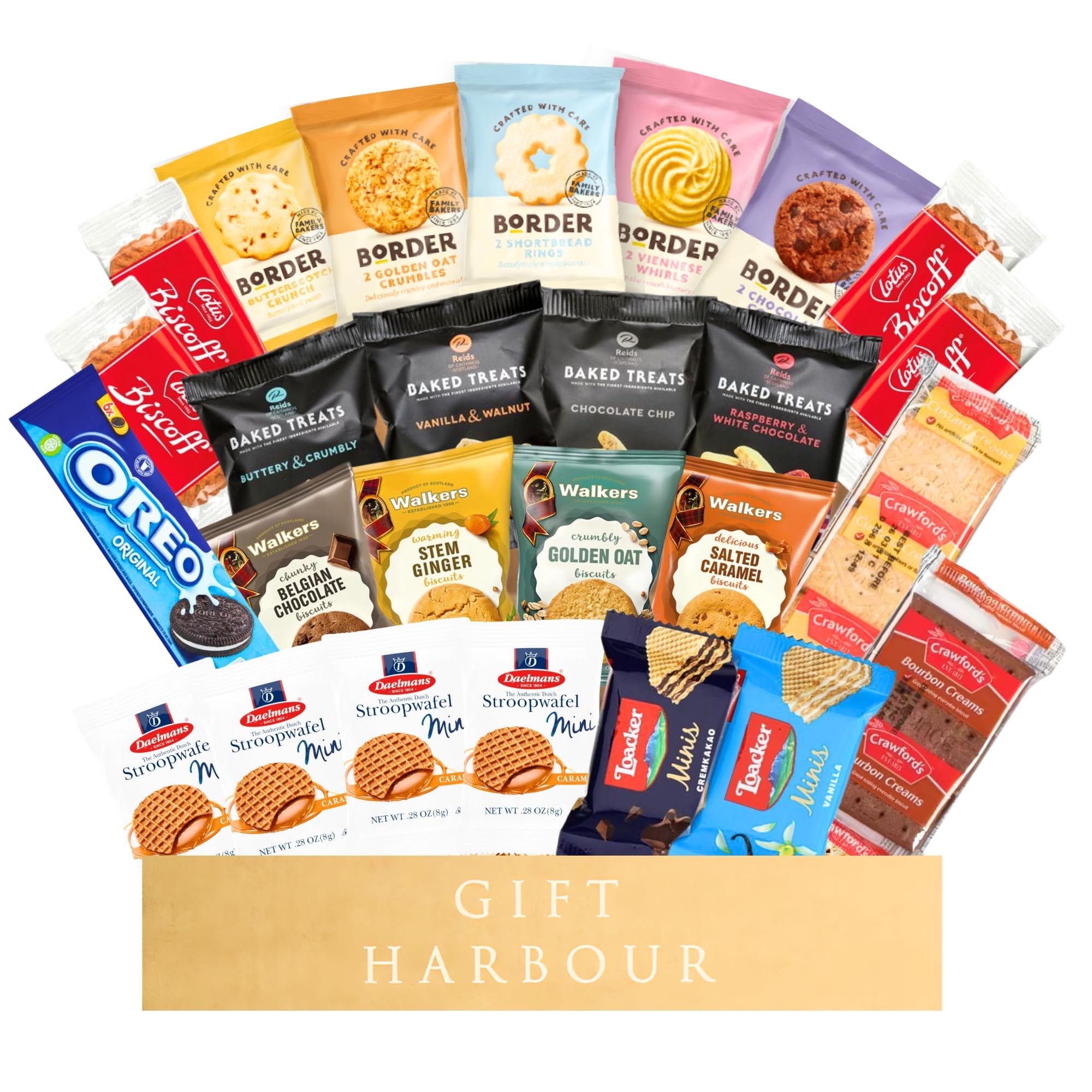 Biscuits Gift Set - Biscuit Selection - Biscuits, Biscoff Biscuits, Walkers Shortbread, Ginger Biscuits, Scottish Shortbread - Biscuit Hamper, Assorted Biscuits Box