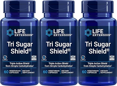 Life Extension Tri Sugar Shield, 60 cápsulas vegetarianas (paquete de 3)